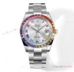 JVS Swiss 3235 Rolex Datejust 2 Colorful Rainbow Limited Edition Watch with 904l Steel